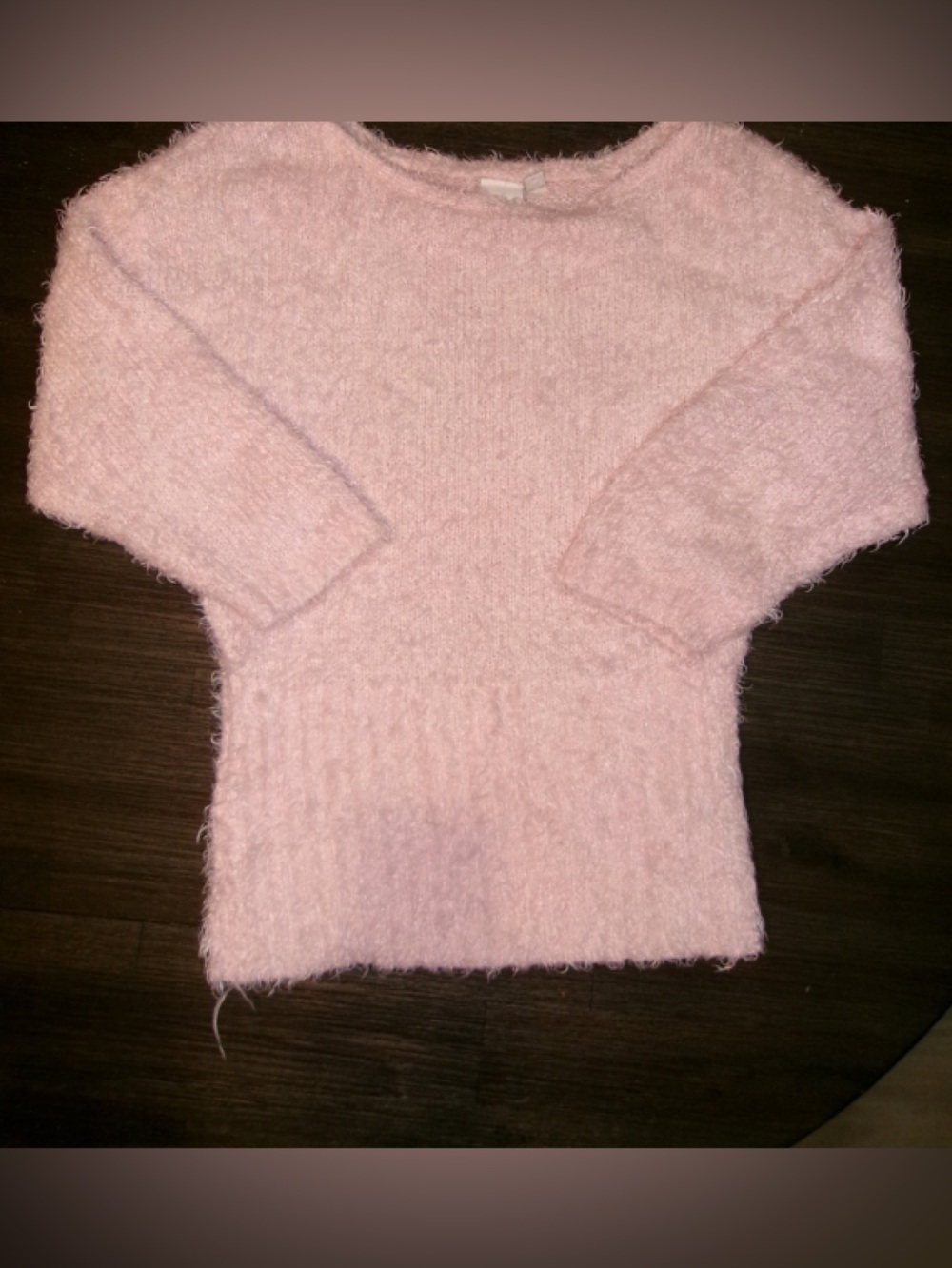 Soft Pink Women's Fuzzy Sweater